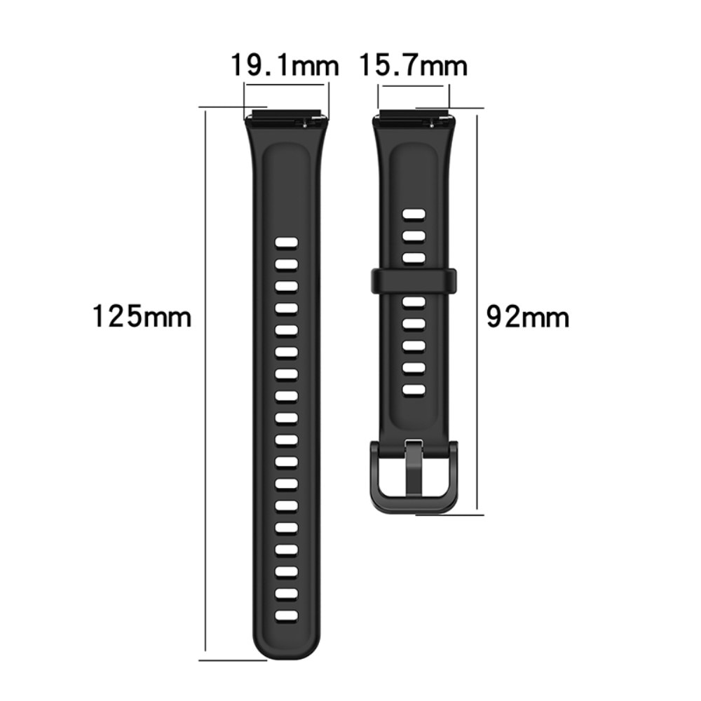 Correa de silicona para  Huawei Band 7, Negro