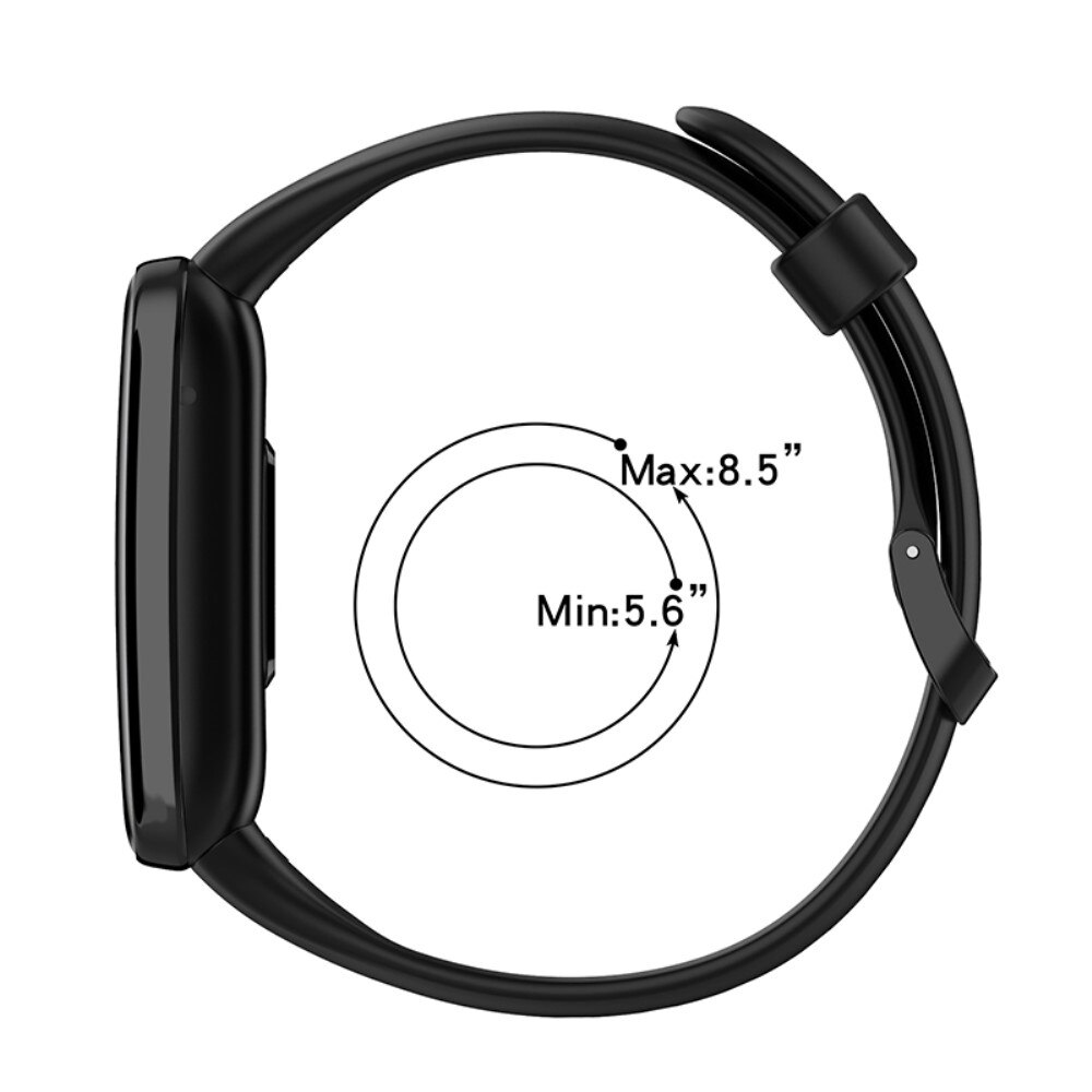 Correa de silicona para Xiaomi Mi Band 7 Pro, negro