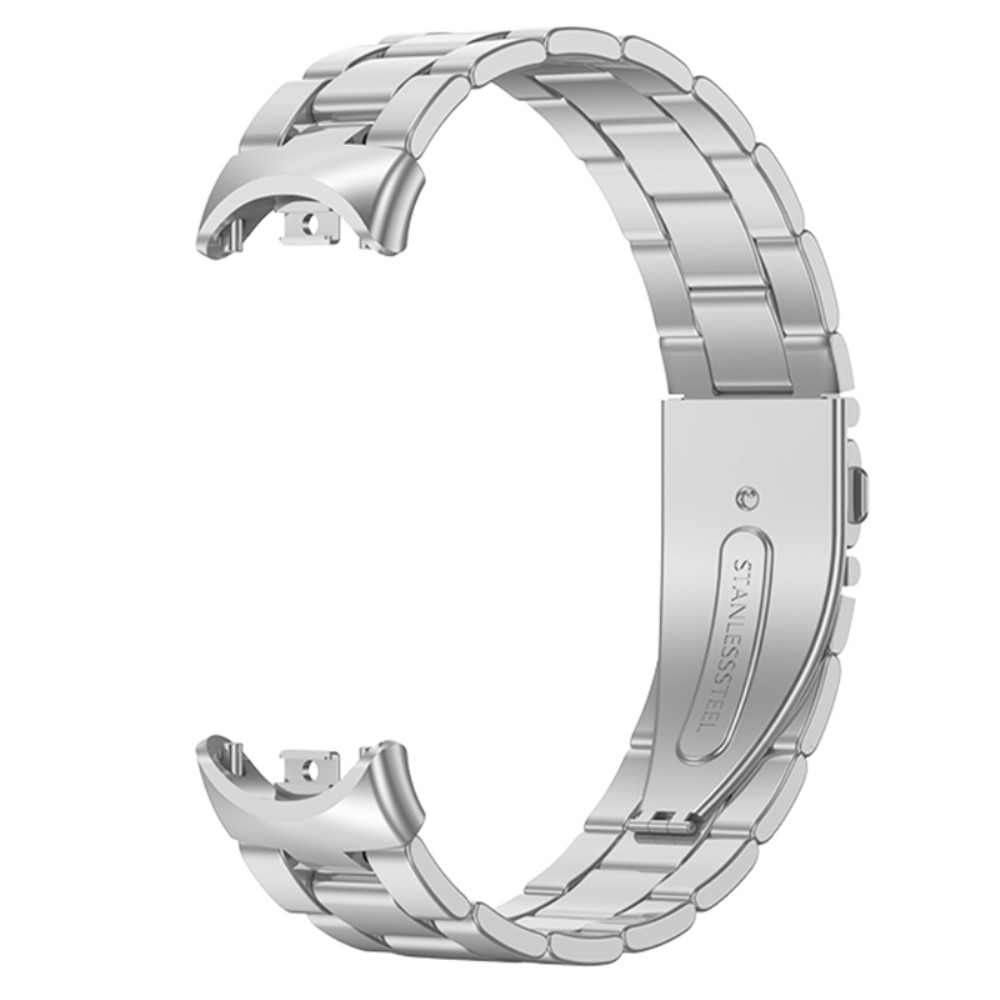 Correa de acero Xiaomi Smart Band 8 plata