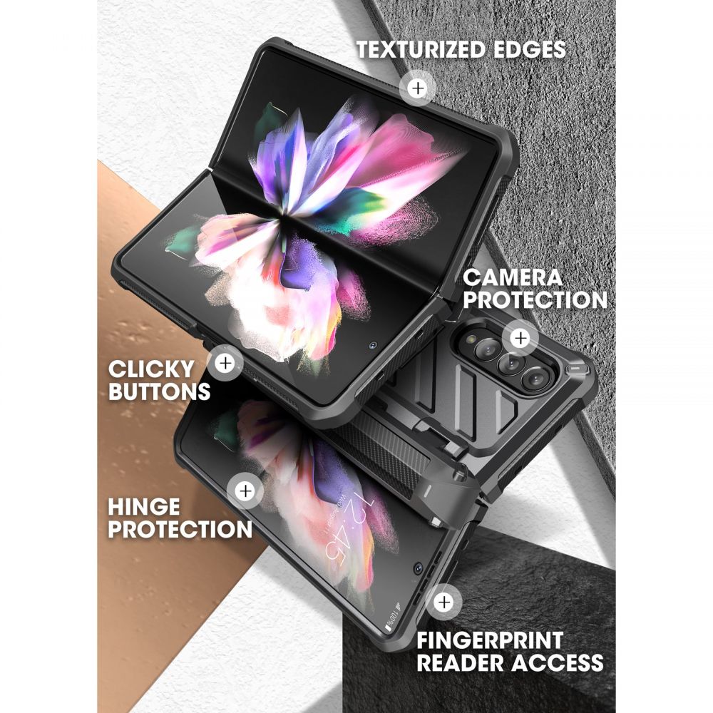 Funda Unicorn Beetle Pro Samsung Galaxy Z Fold 3 Negro