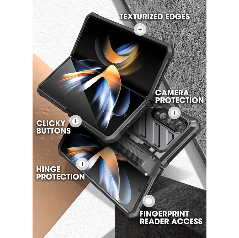 Funda Unicorn Beetle Pro Samsung Galaxy Z Fold 4 Black