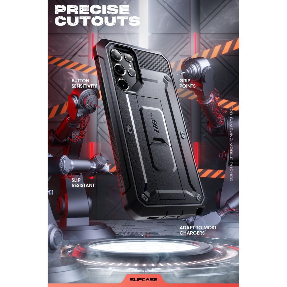 Unicorn Beetle Pro Samsung Galaxy S23 Ultra(2-set) Black