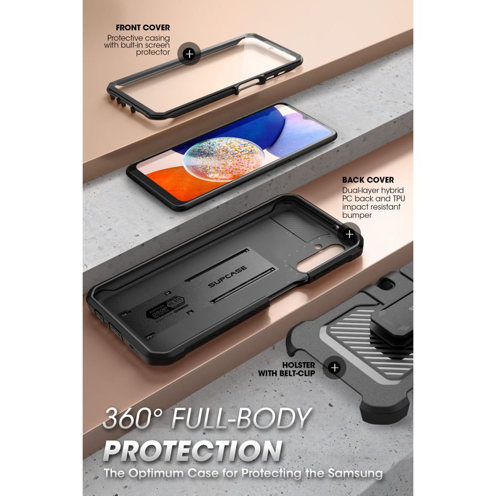 Kit para Samsung Galaxy A14: Funda Tough Multi-slot y protector de pantalla  - Comprar online
