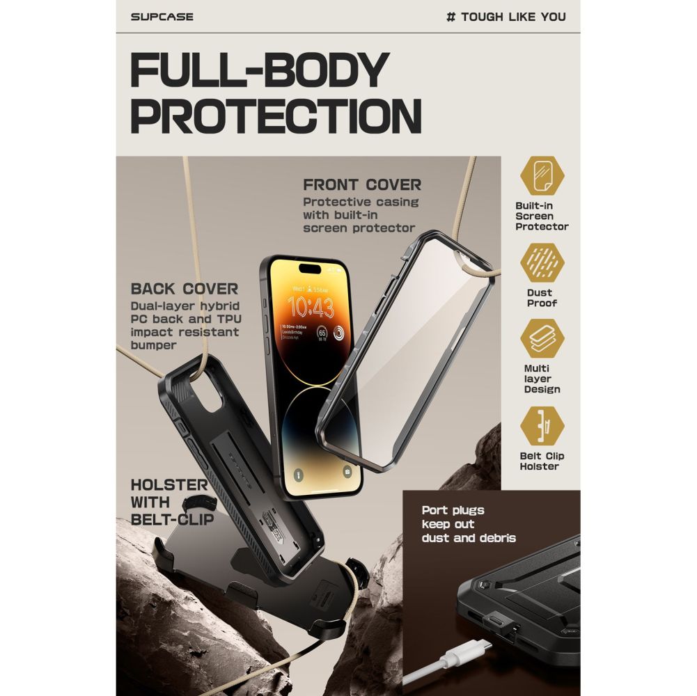 Unicorn Beetle Pro iPhone 15 Plus Black