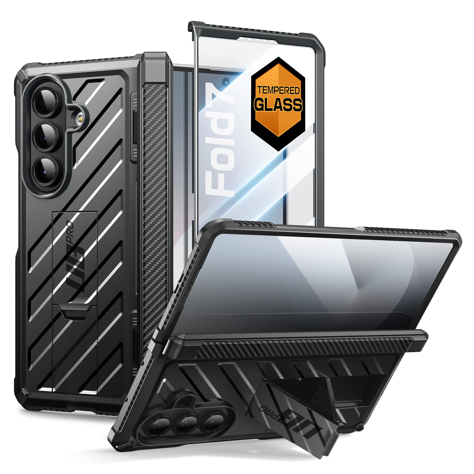 Funda Unicorn Beetle Pro Samsung Galaxy Z Fold 7 negro