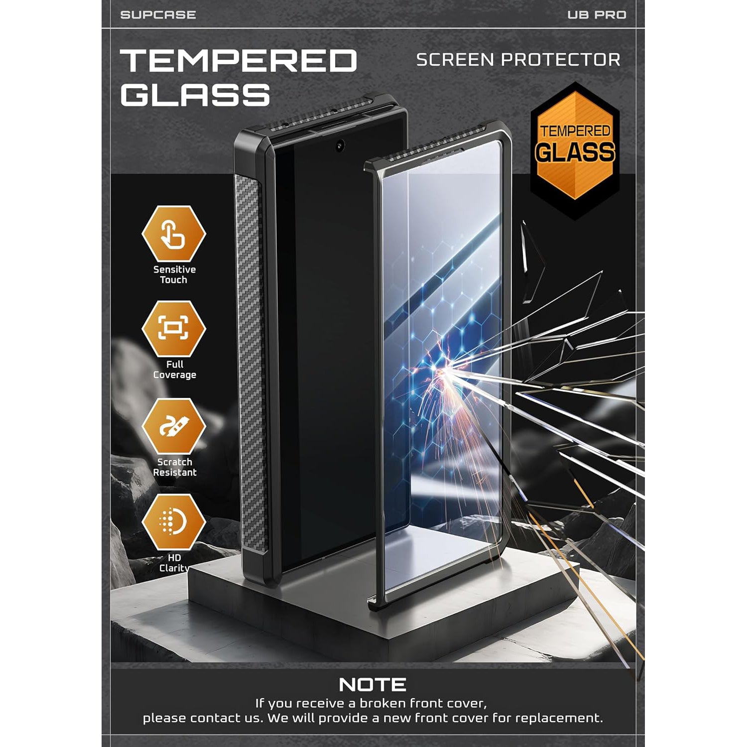Funda Unicorn Beetle Pro Samsung Galaxy Z Fold 7 negro