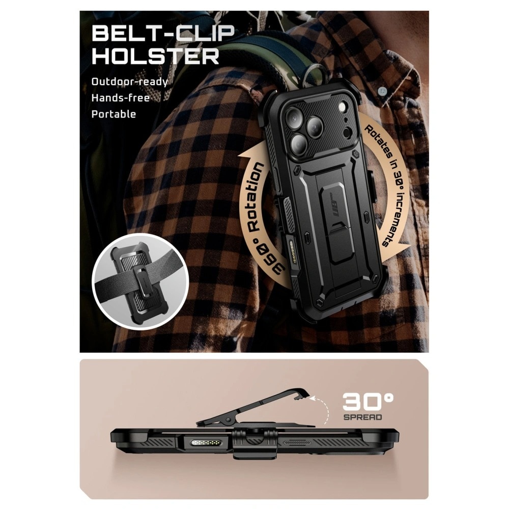 Unicorn Beetle Pro Case iPhone 17 Pro Black