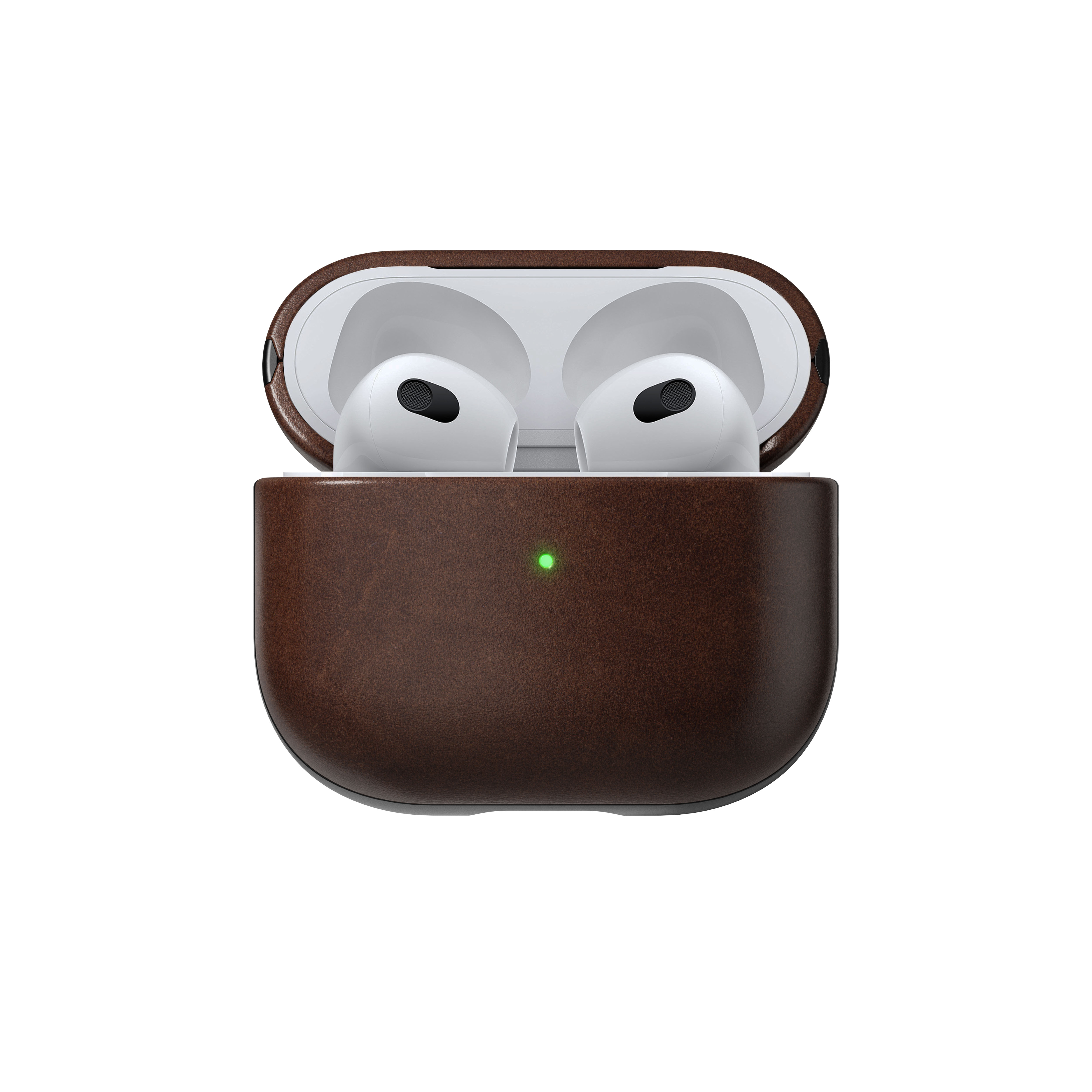 Funda Modern Horween Leather AirPods 3 Rustic Brown