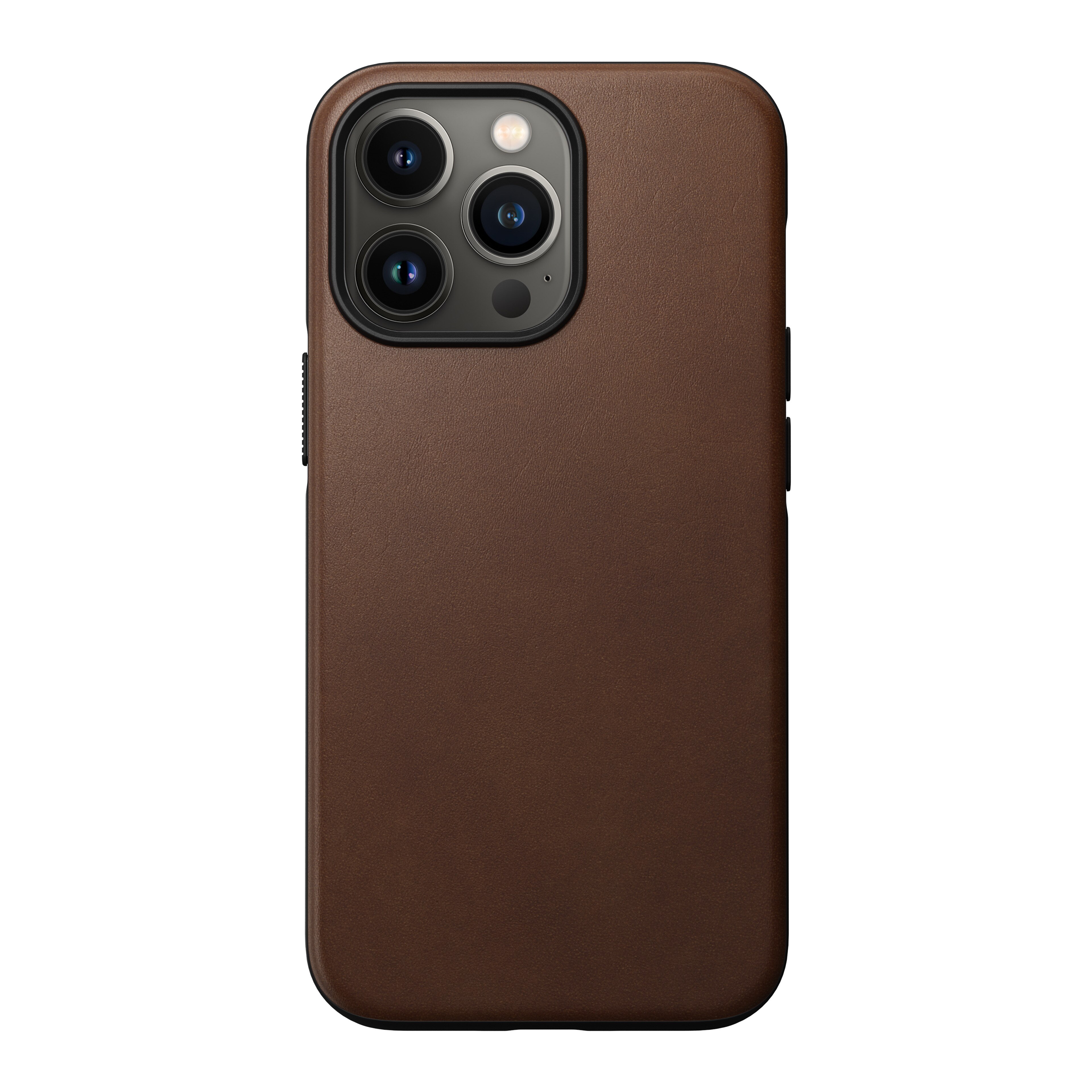 Funda Modern Case Horween Leather MagSafe iPhone 13 Pro Rustic Brown