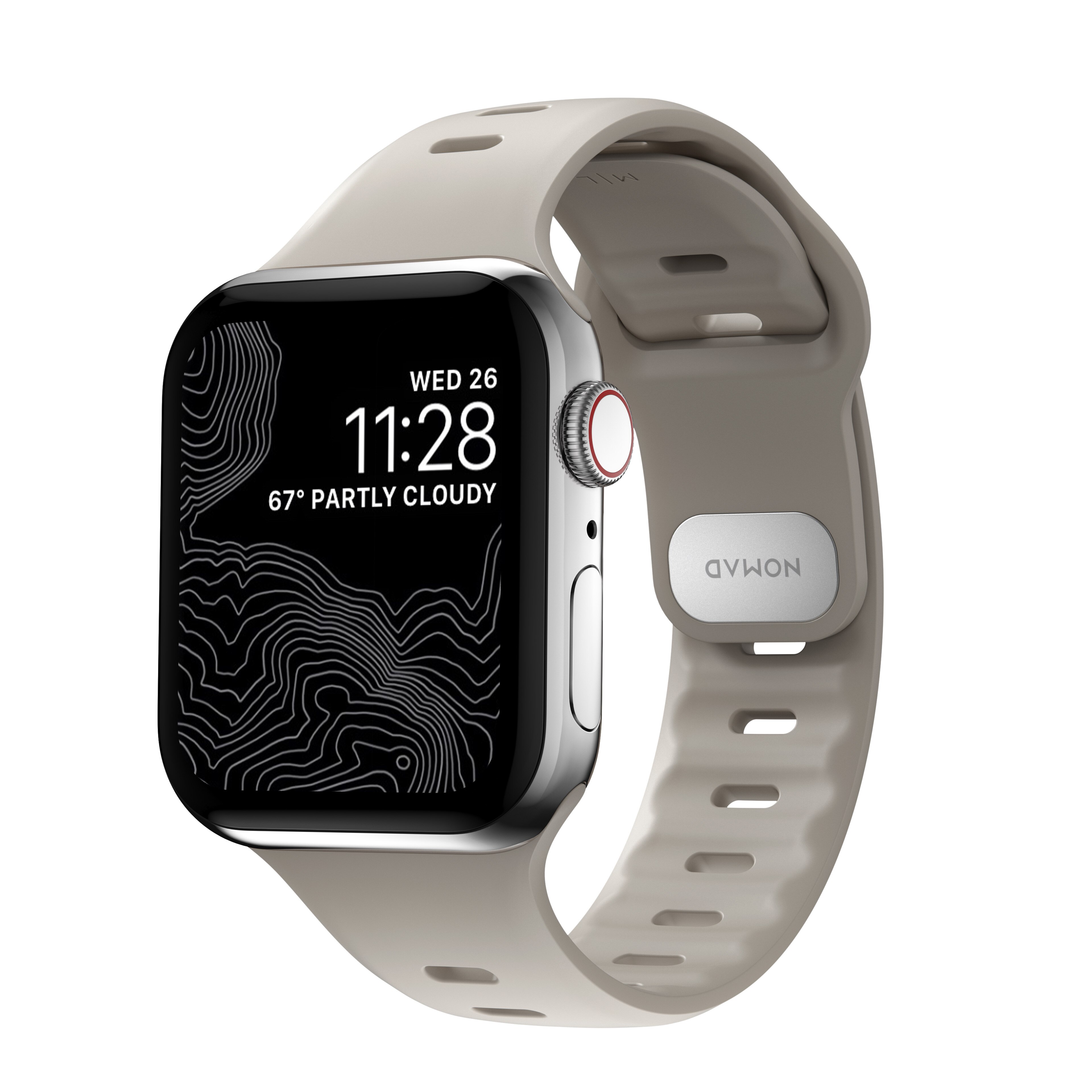 Sport Band Slim Apple Watch 42/44/45/49 mm Bone