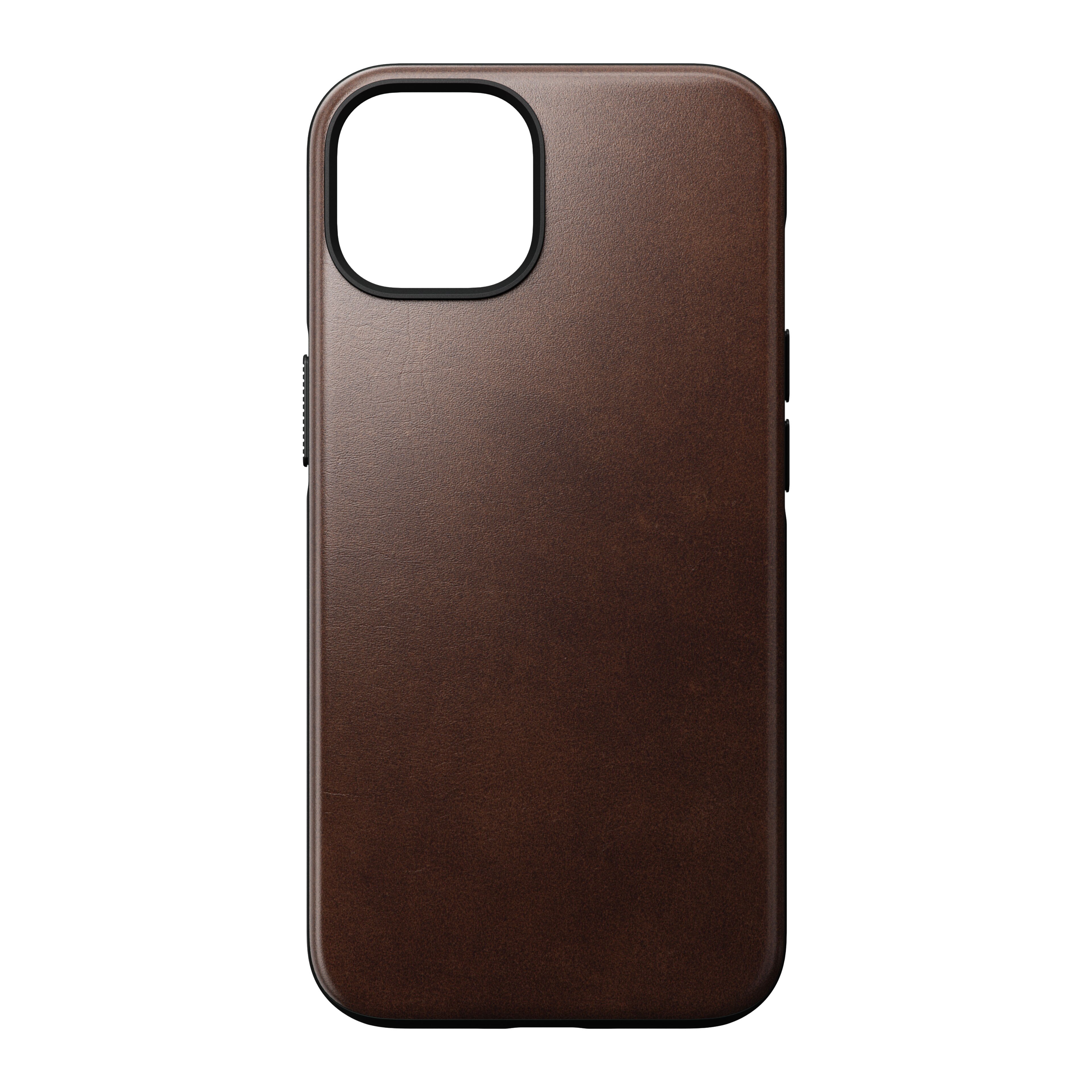Funda Modern Leather iPhone 14 Brown