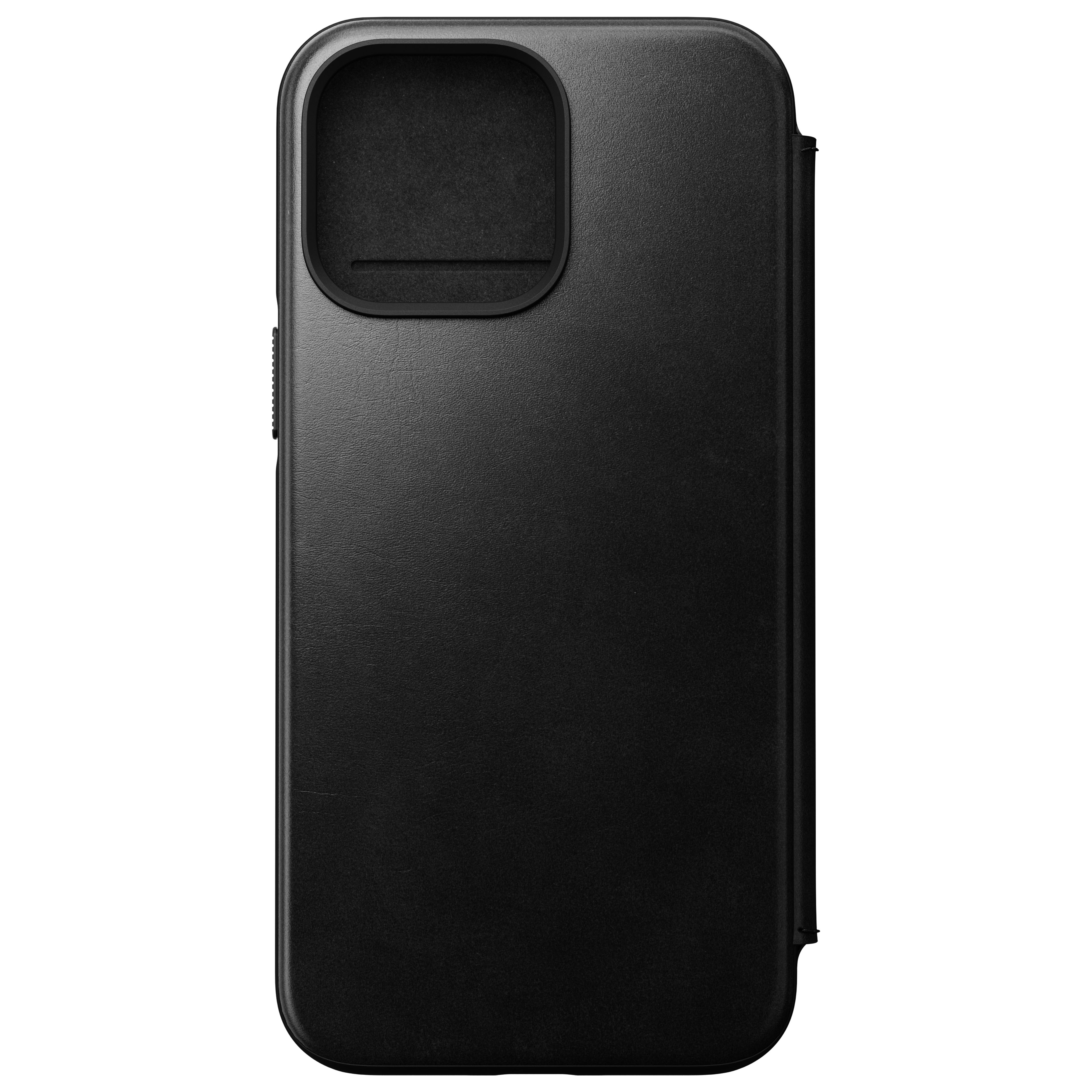 Modern Horween Leather Folio iPhone 14 Pro Max Black