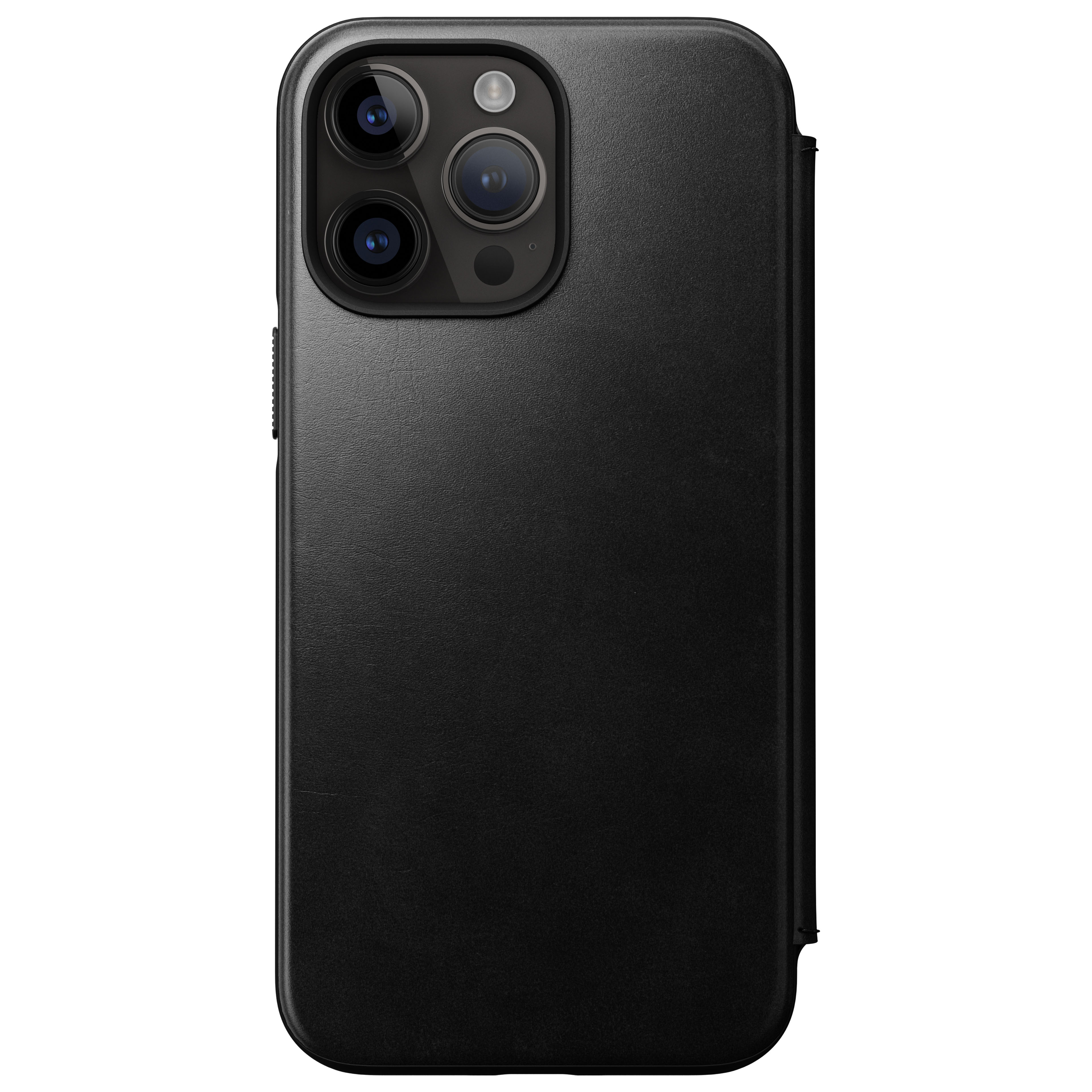 Modern Horween Leather Folio MagSafe iPhone 15 Pro Max Black