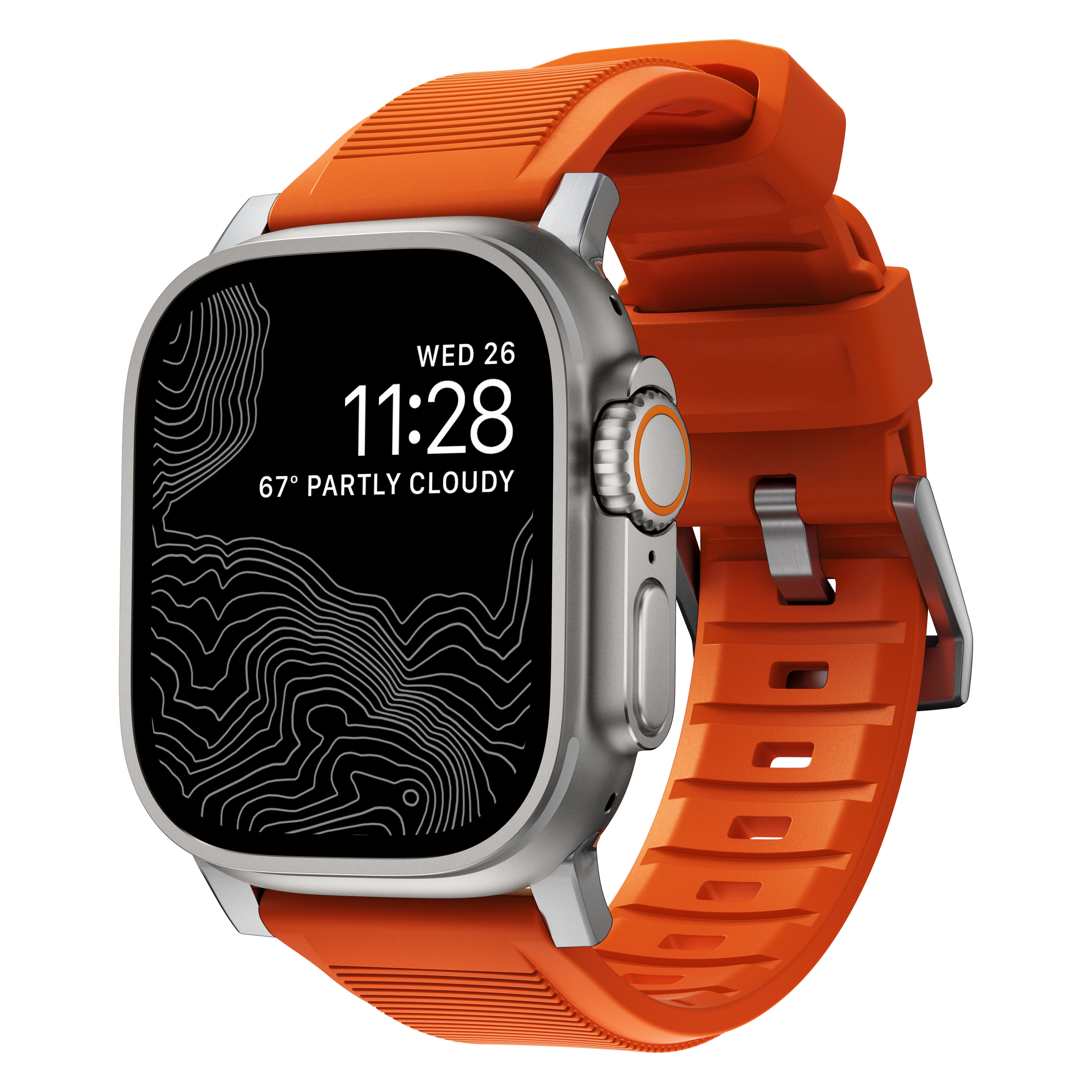 Rugged Band Apple Watch 42/44/45/49 mm Ultra Orange