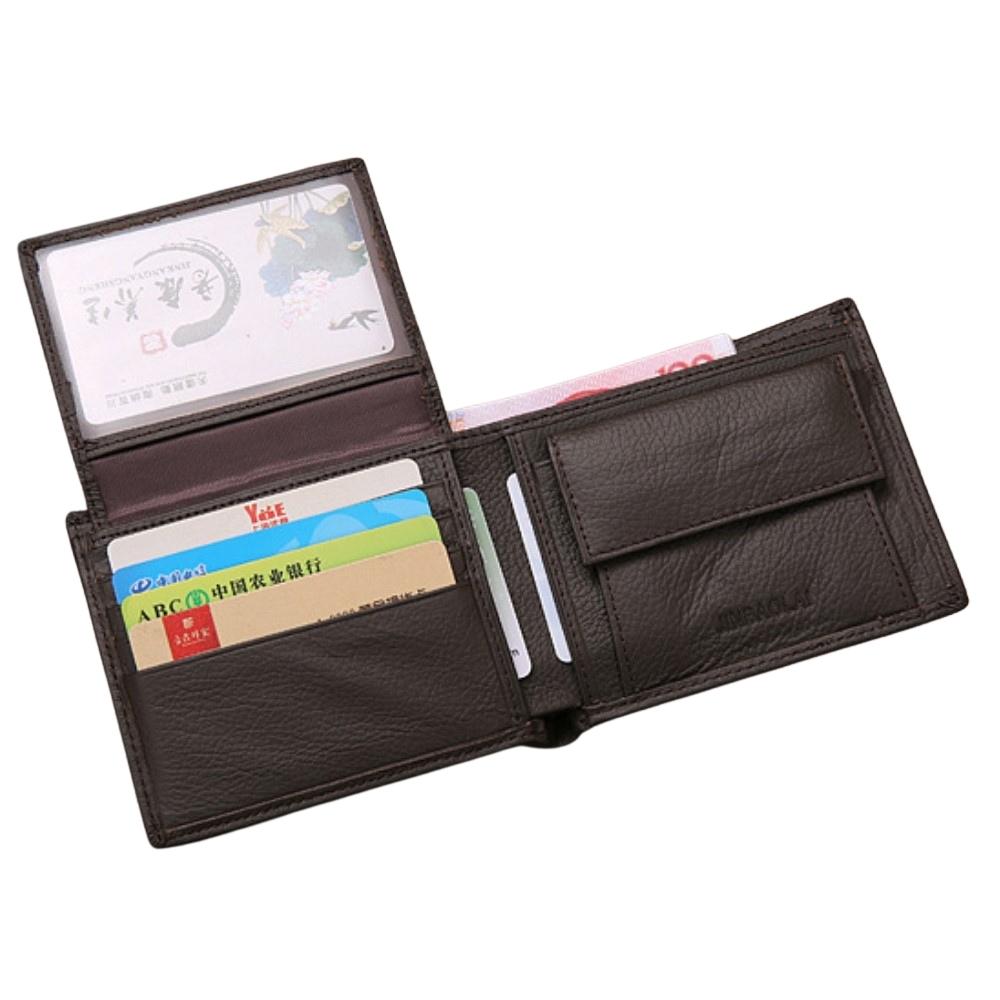 Cartera Leather Wallet Marrón