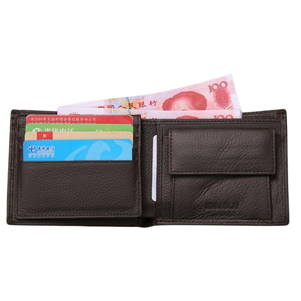 Cartera Leather Wallet Marrón