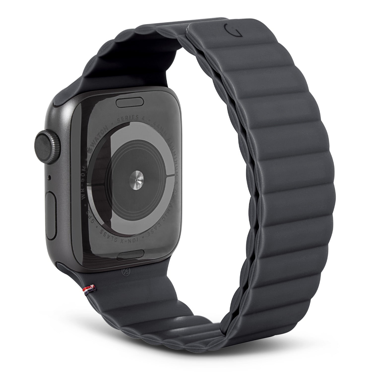 Silicone Magnetic Traction Strap Lite Apple Watch 42/44/45/49 mm Charcoal