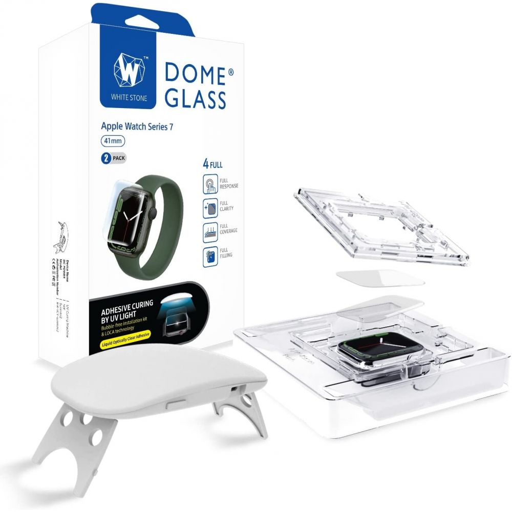 Dome Glass Screen Protector (2 piezas) Apple Watch 41mm Series 9