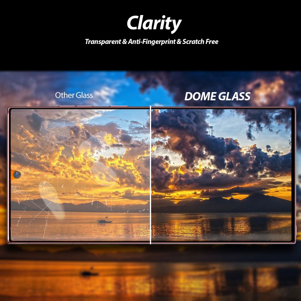 Dome Glass Screen Protector (2 piezas) Samsung Galaxy S22 Ultra