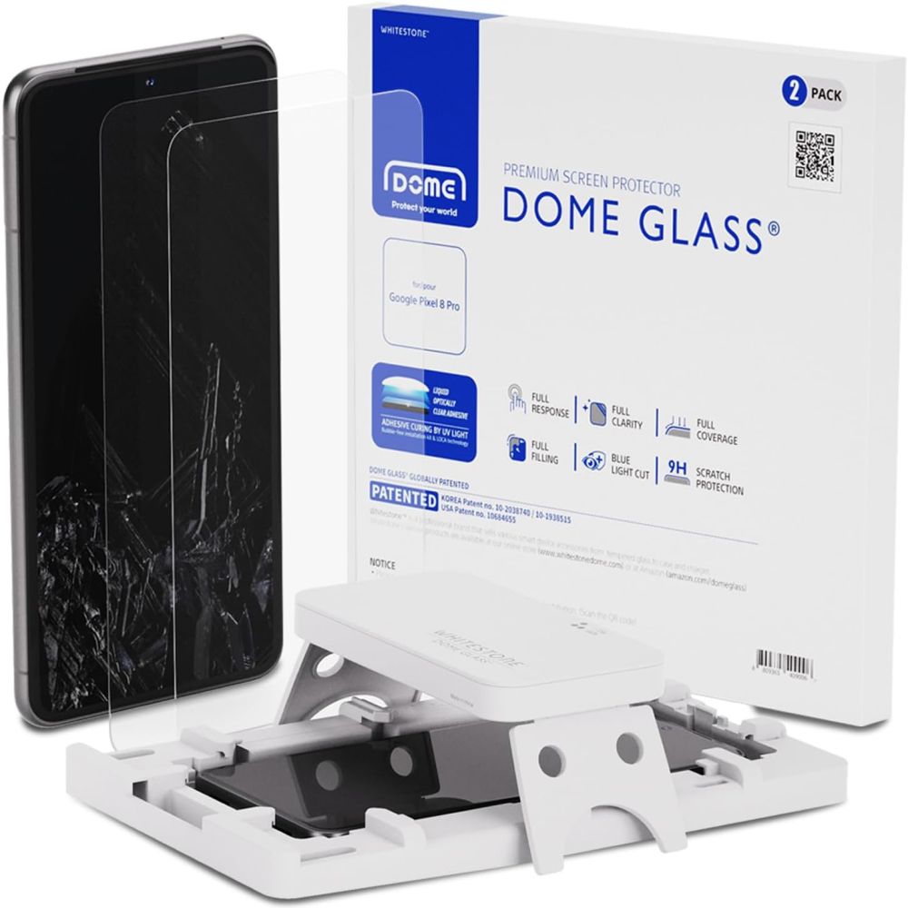 Dome Glass Screen Protector Google Pixel 8 Pro (2 piezas)