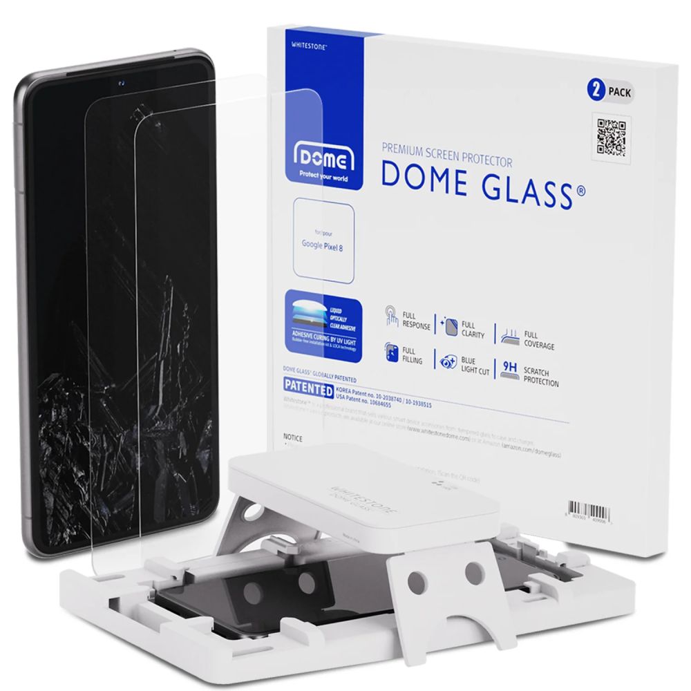 Dome Glass Screen Protector Google Pixel 8 (2 piezas)