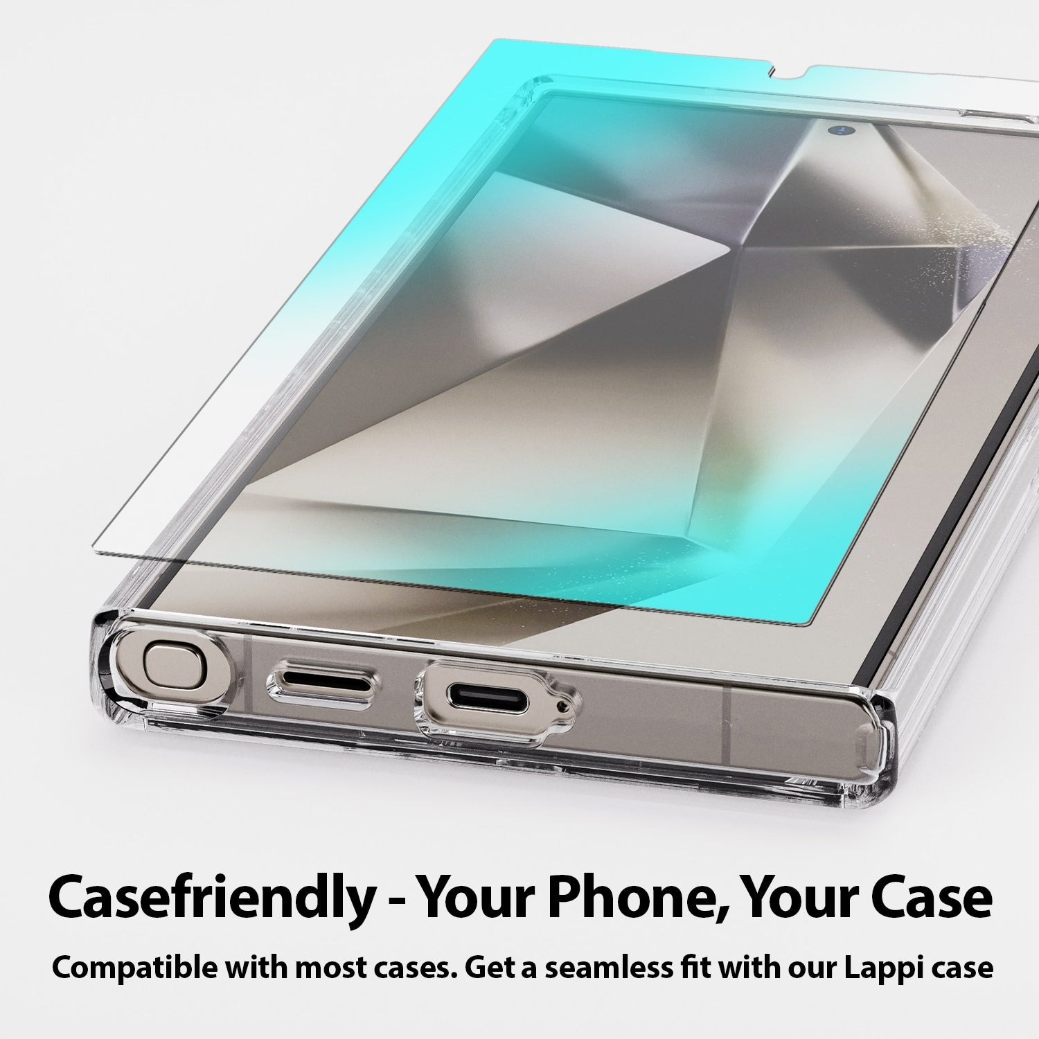 Dome Glass Screen Protector Samsung Galaxy S24 Ultra (2 piezas)