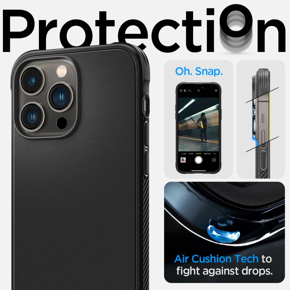 Funda Rugged Armor Mag iPhone 14 Pro Max Black