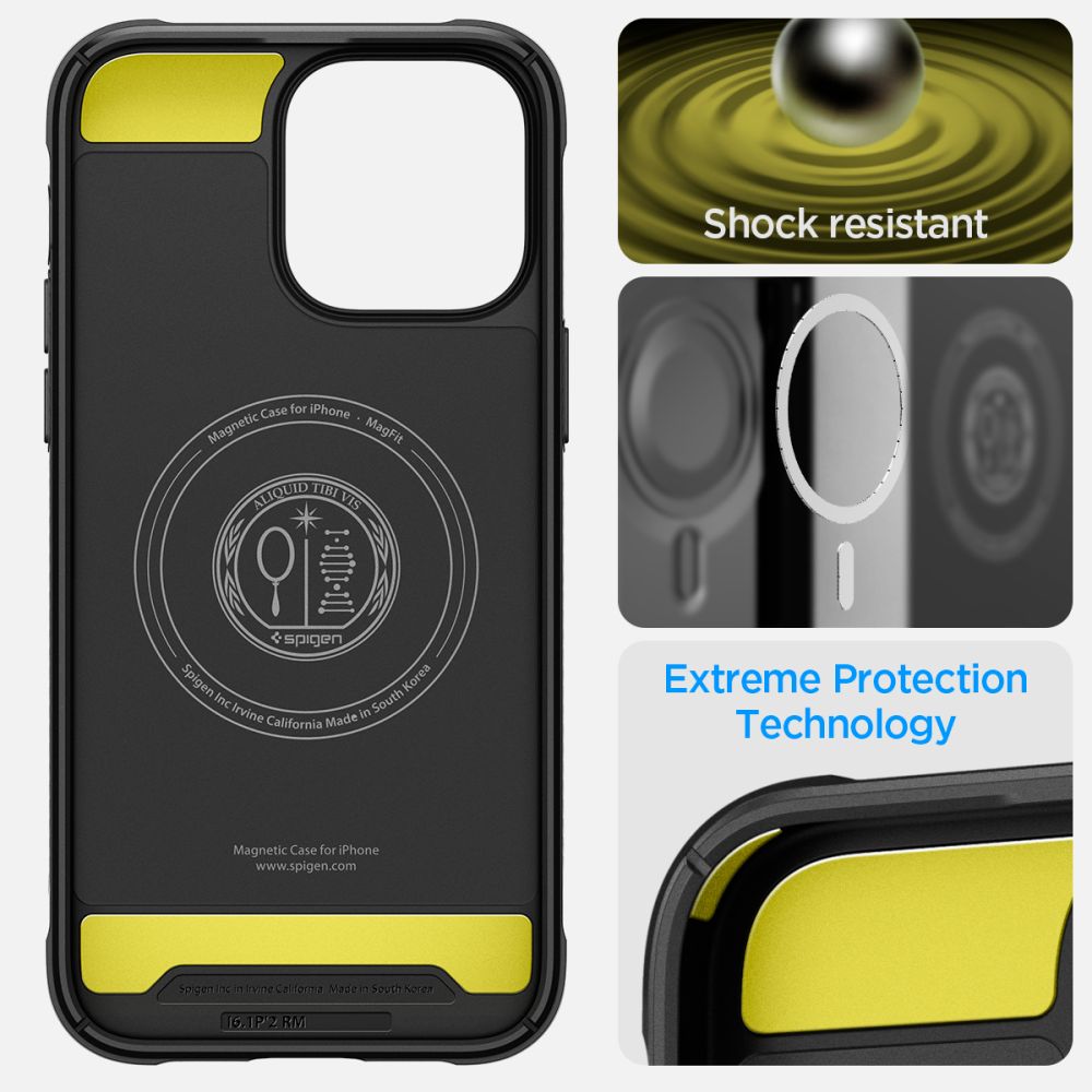 Funda Rugged Armor Mag iPhone 14 Pro Black