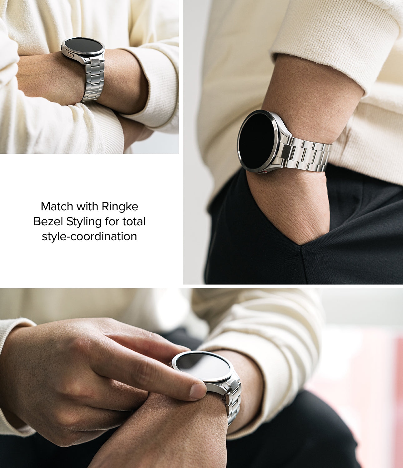 Metal One Correa Samsung Galaxy Watch 5 40mm Plata