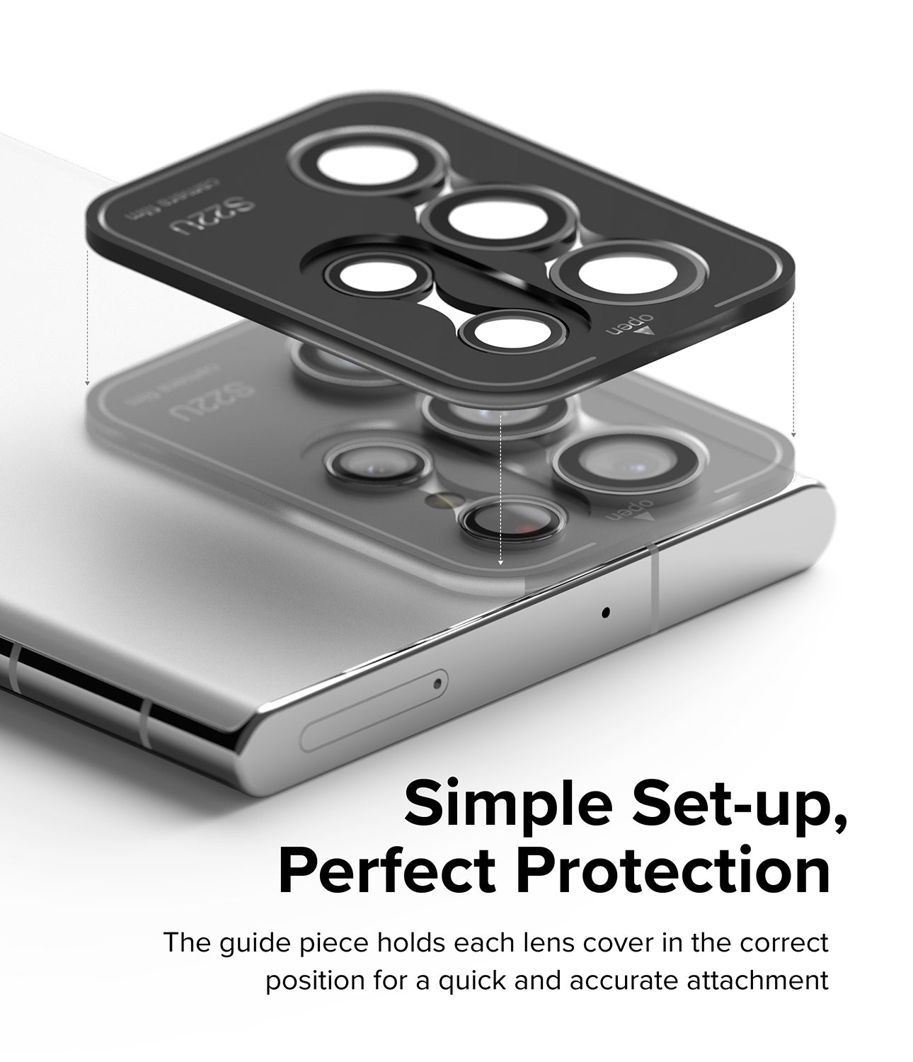 Camera Lens Protector Samsung Galaxy S22 Ultra Negro