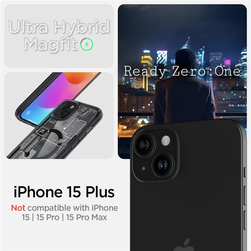 Funda Ultra Hybrid MagSafe iPhone 15 Plus Zero One