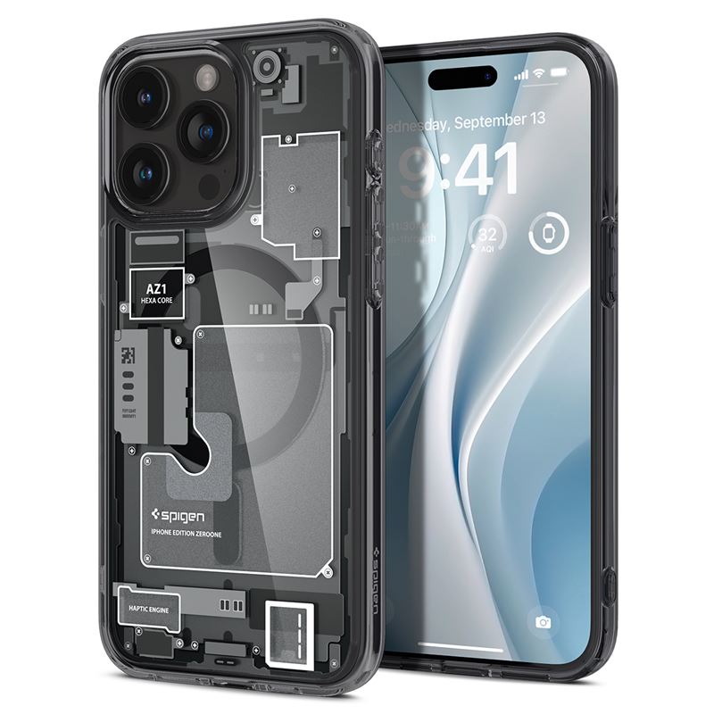 Spigen Funda Ultra Hybrid iPhone 15 Pro Matte Black - Comprar online