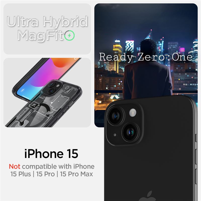 Funda Ultra Hybrid MagSafe iPhone 15 Zero One