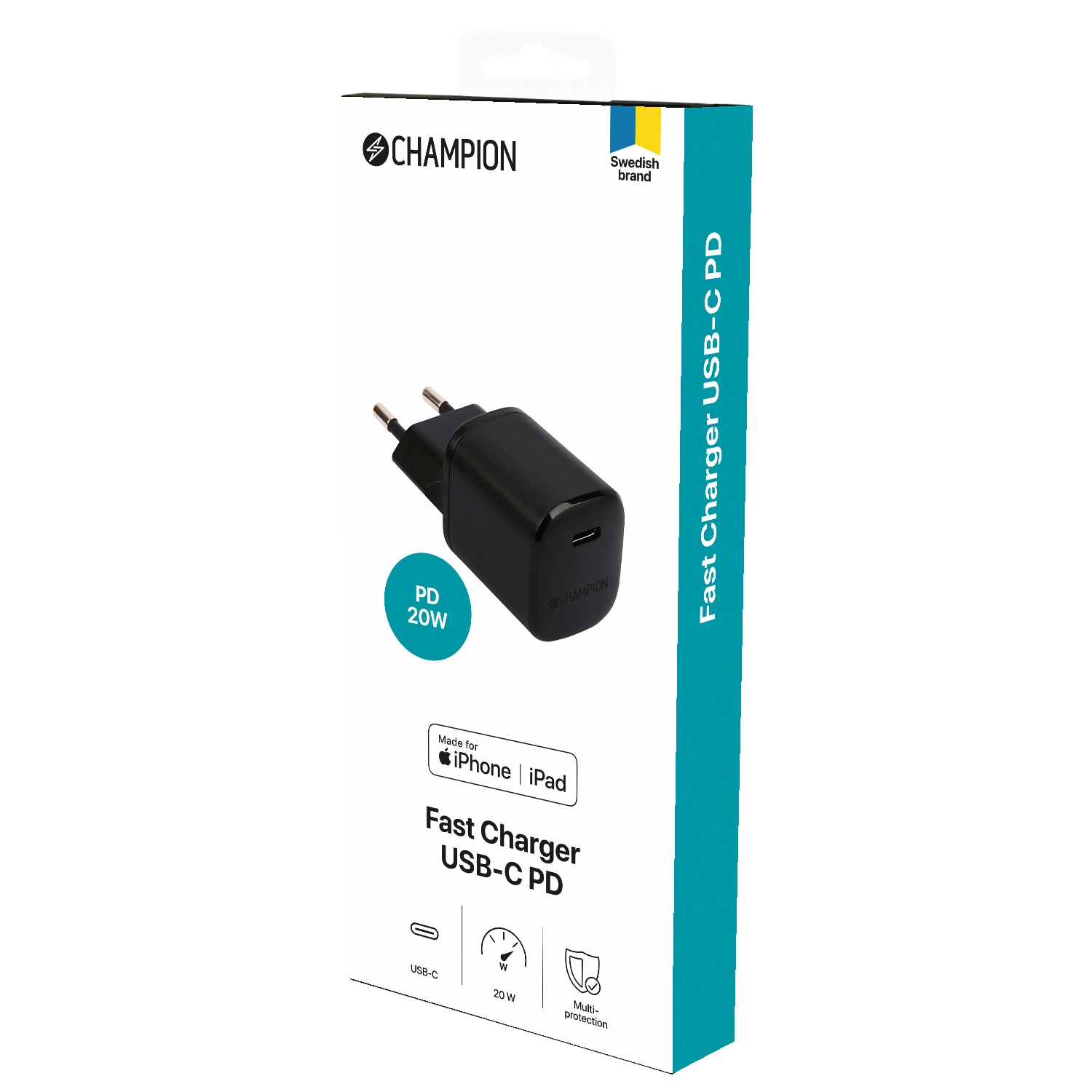 Fast Charge PD USB-C 20W Negro