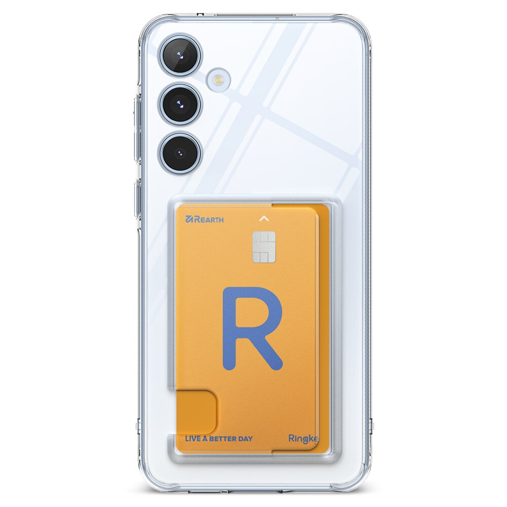 Funda Fusion Card Samsung Galaxy A35 transparente