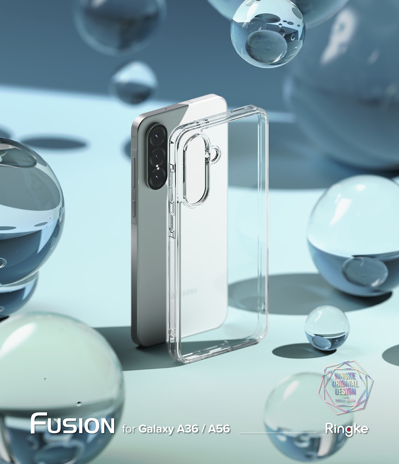 Funda Fusion Samsung Galaxy A56 Clear