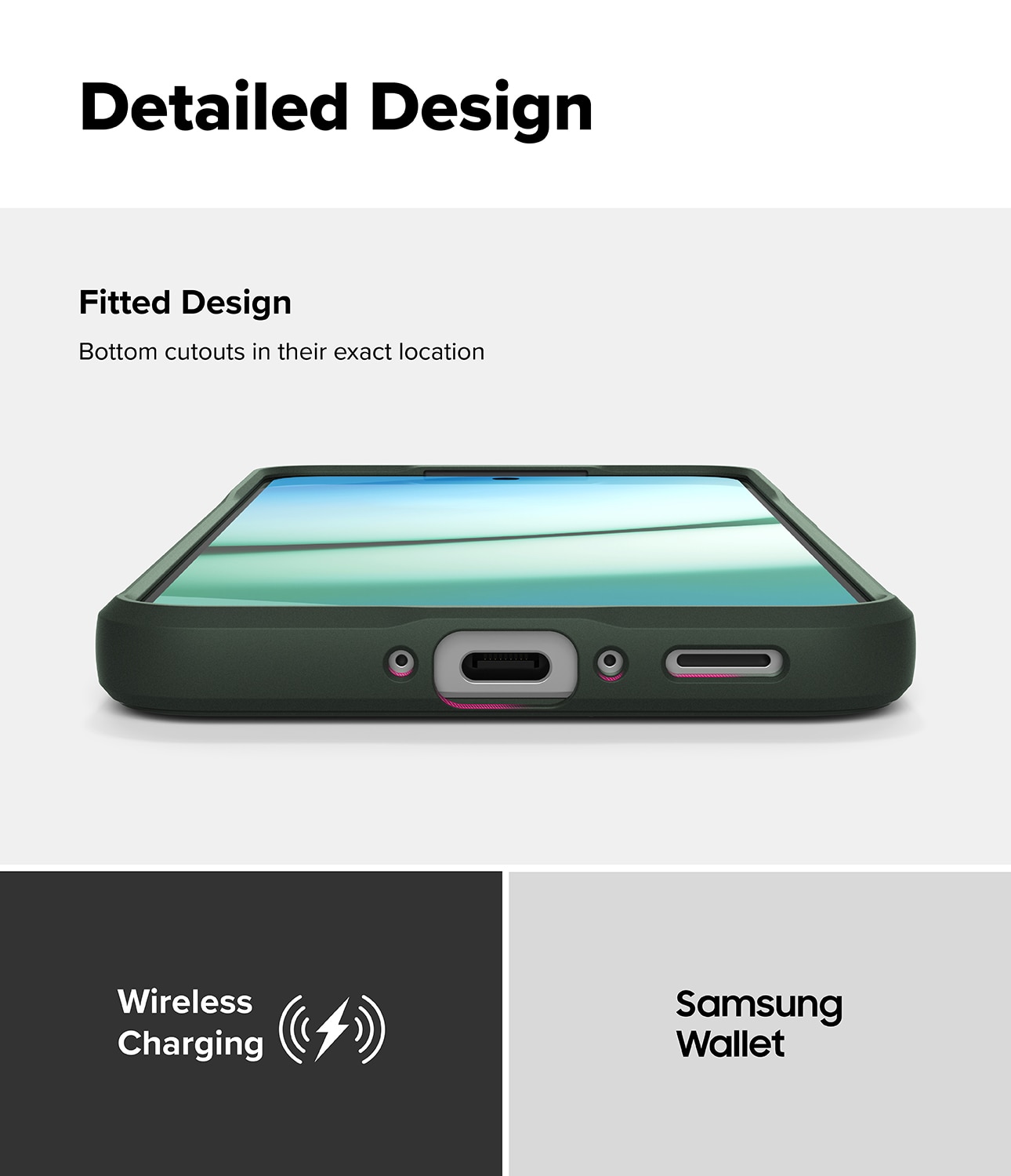 Funda Onyx Samsung Galaxy A36 Dark Green