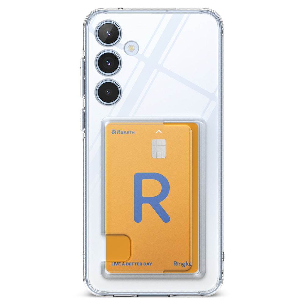 Funda Fusion Card Samsung Galaxy A55 transparente