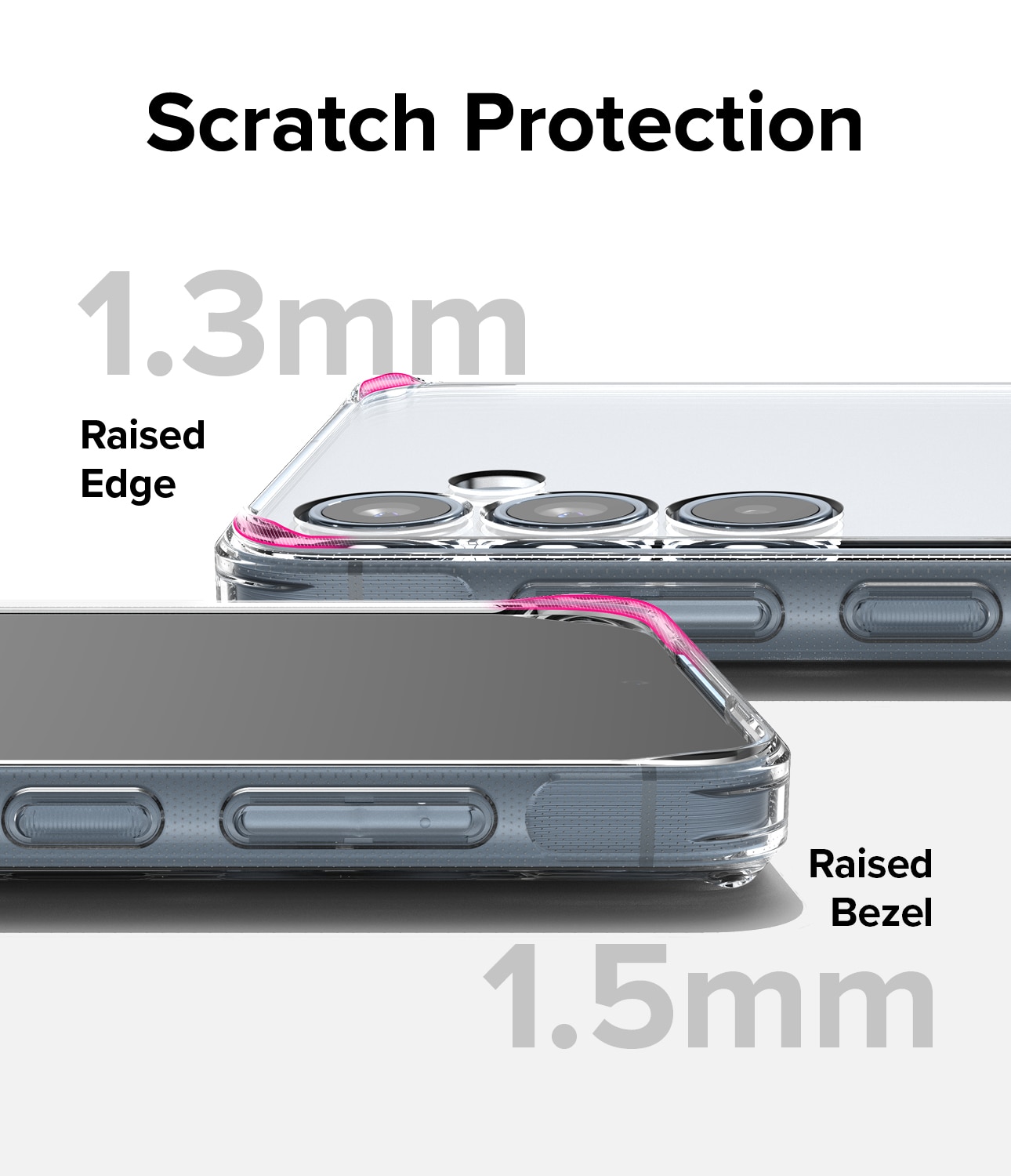 Funda Fusion Samsung Galaxy A55 Transparente