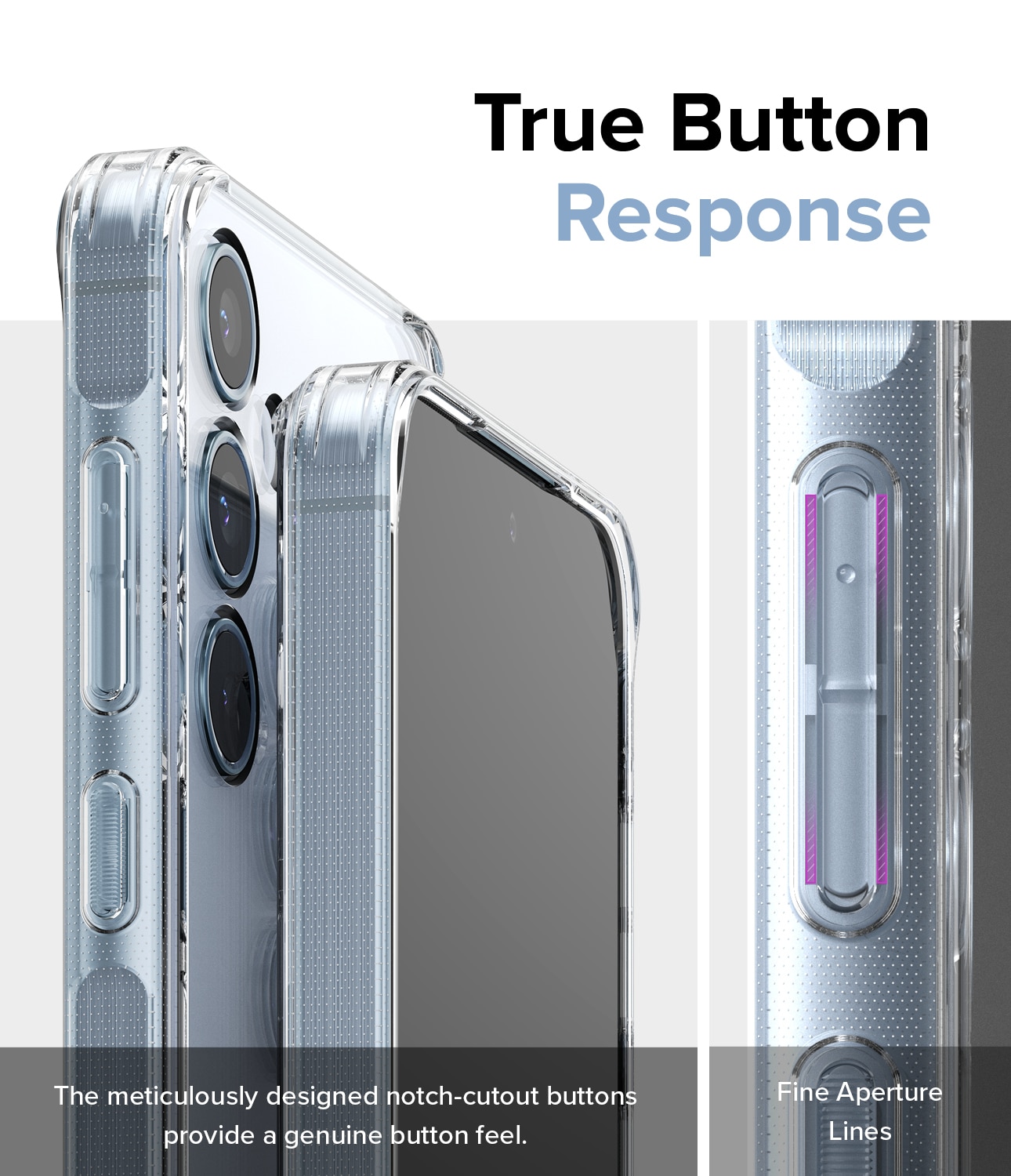 Funda Fusion Samsung Galaxy A55 Transparente