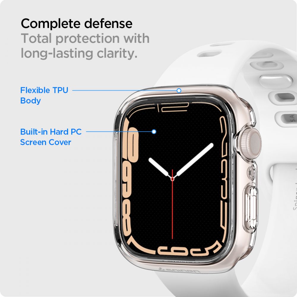 Funda Ultra Hybrid Apple Watch 45mm Series 8 Crystal Clear