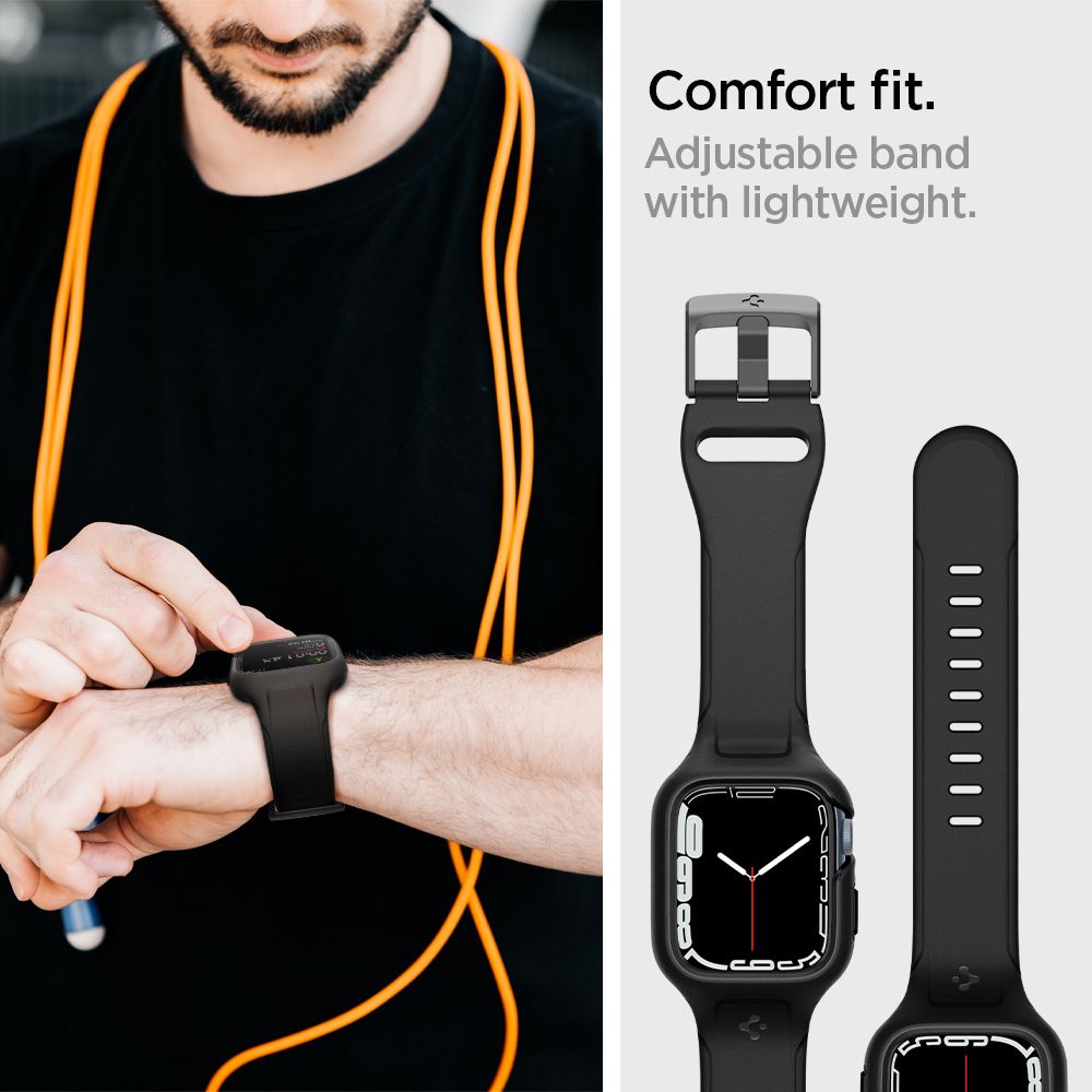 Funda Liquid Air Pro Apple Watch 45mm Series 9 Black