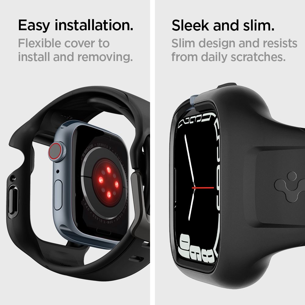 Funda Liquid Air Pro Apple Watch 45mm Series 9 Black