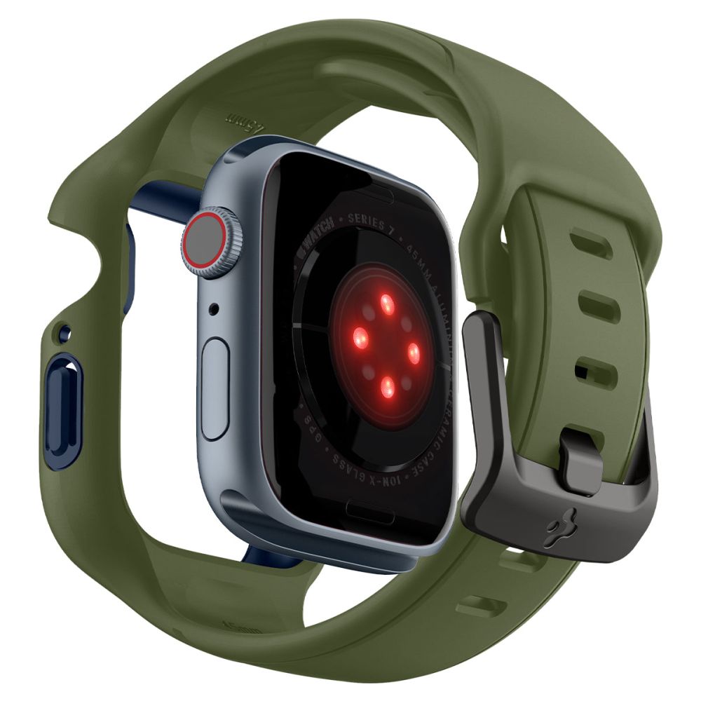 Funda Liquid Air Pro Apple Watch 45mm Series 8 Moss Green