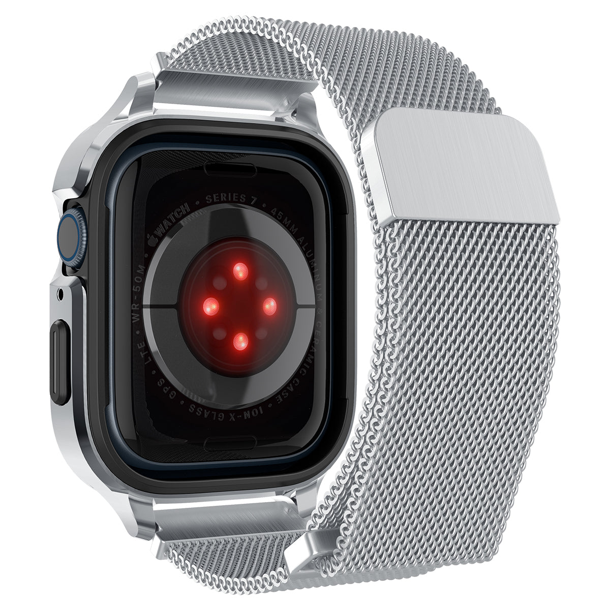 Funda Metal Fit Pro Apple Watch SE 44mm Silver