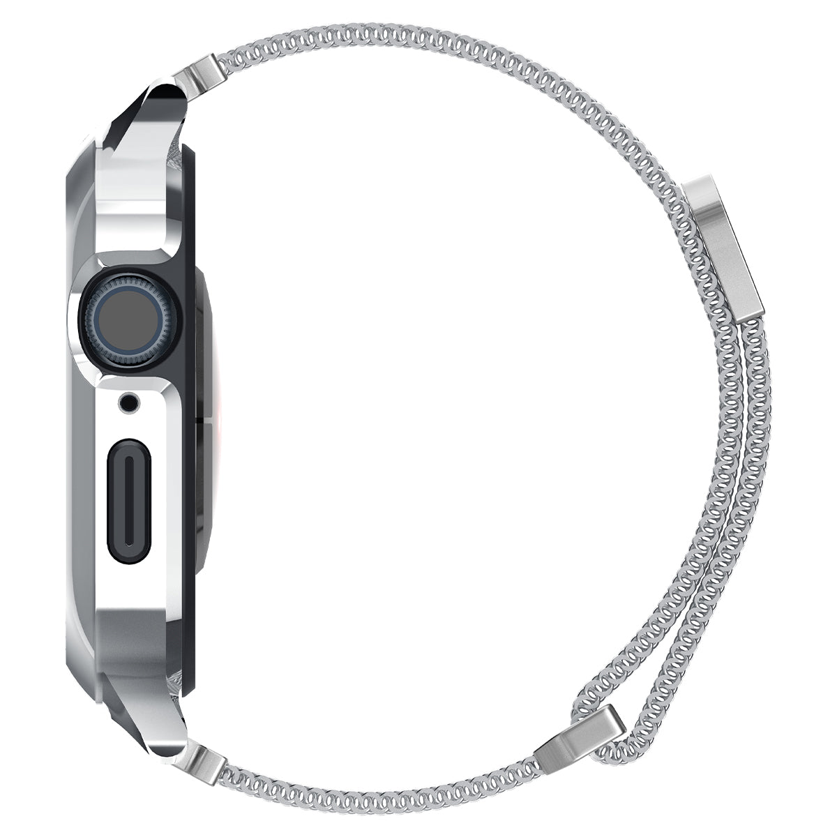 Funda Metal Fit Pro Apple Watch SE 44mm Silver