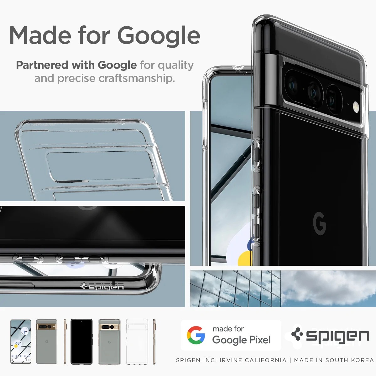 Funda Ultra Hybrid Google Pixel 7 Pro Clear