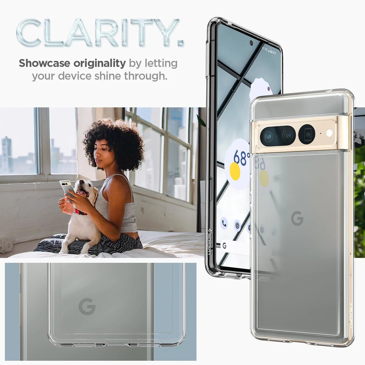 Funda Ultra Hybrid Google Pixel 7 Pro Clear