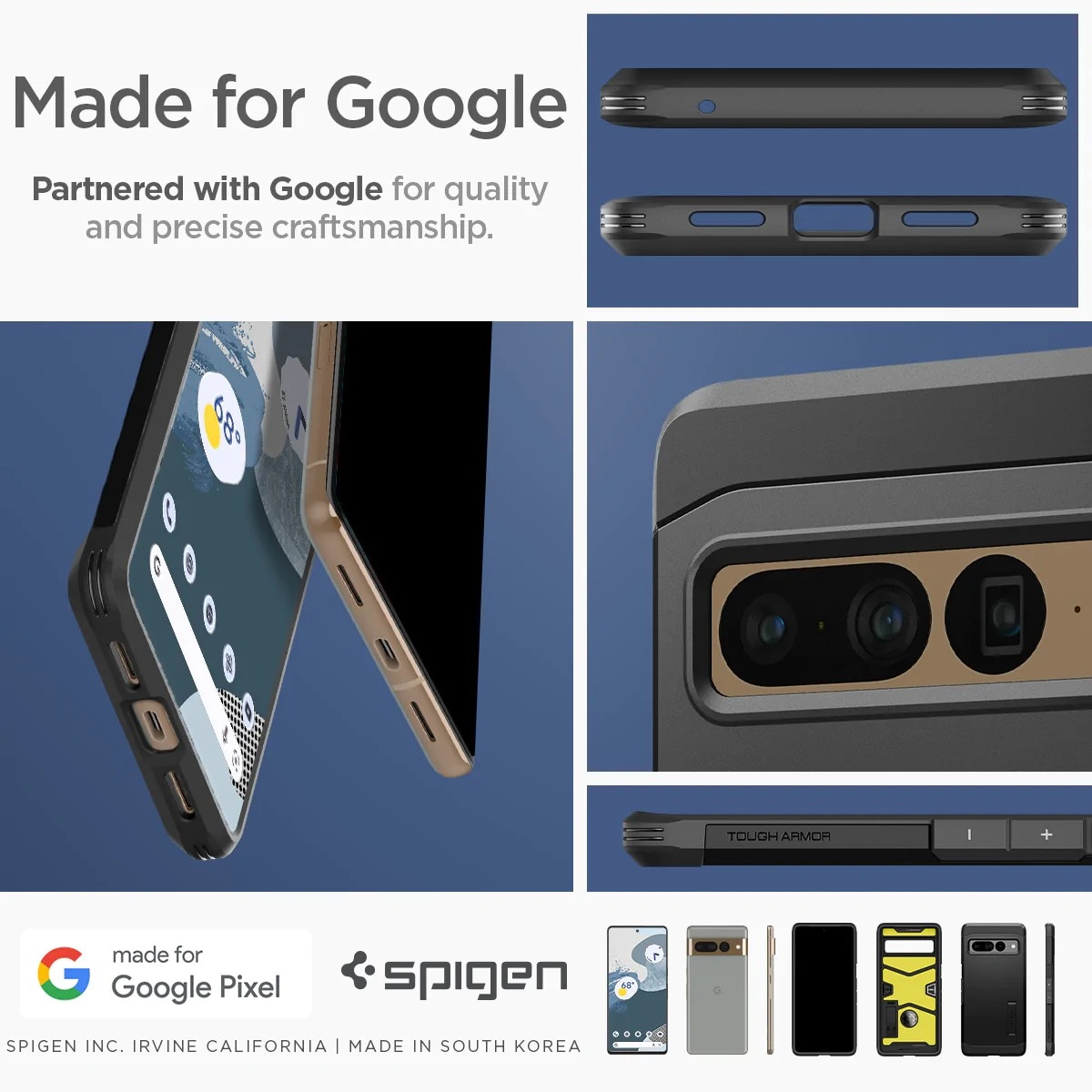 Funda Tough Armor Google Pixel 7 Pro Black