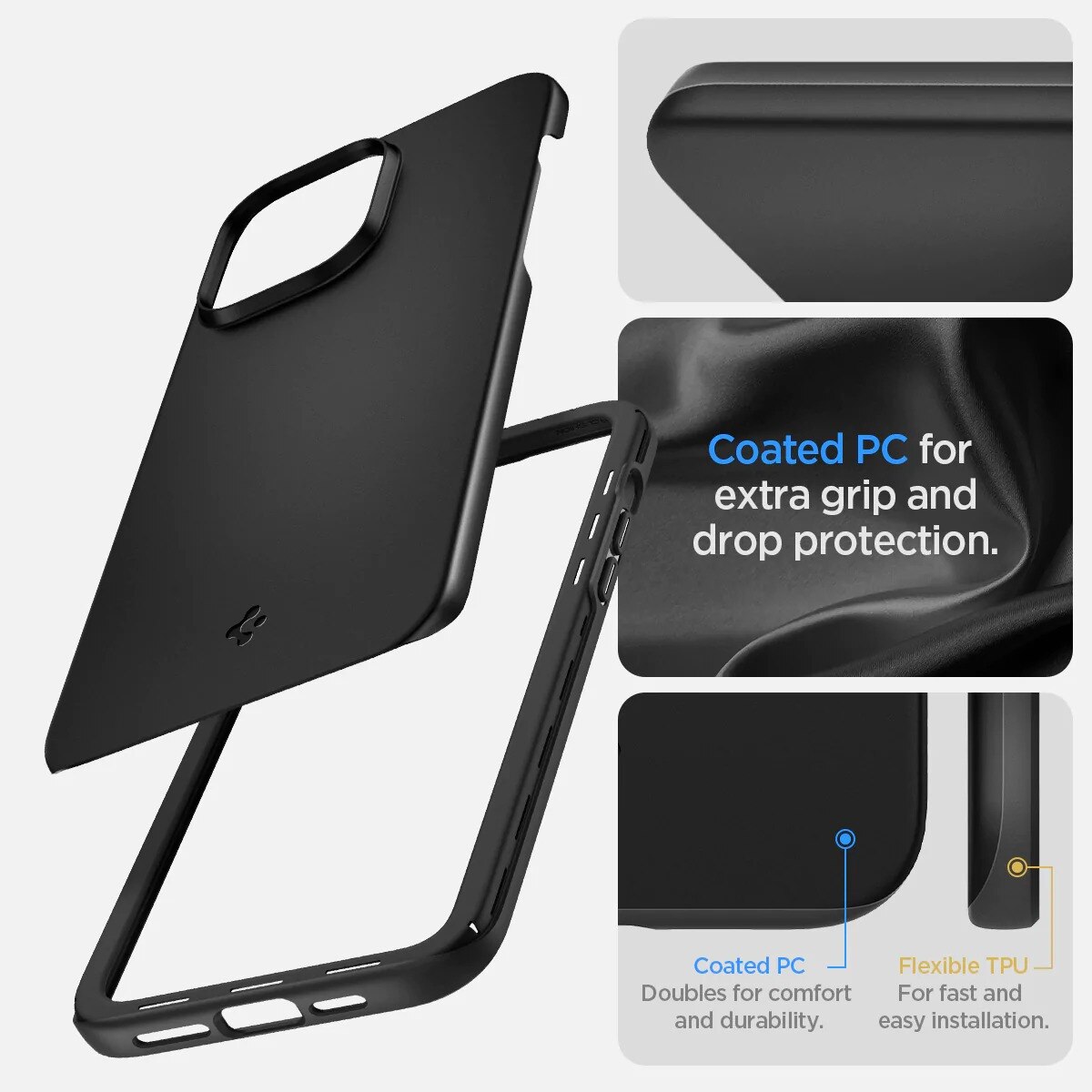 Funda Thin Fit iPhone 14 Pro Black